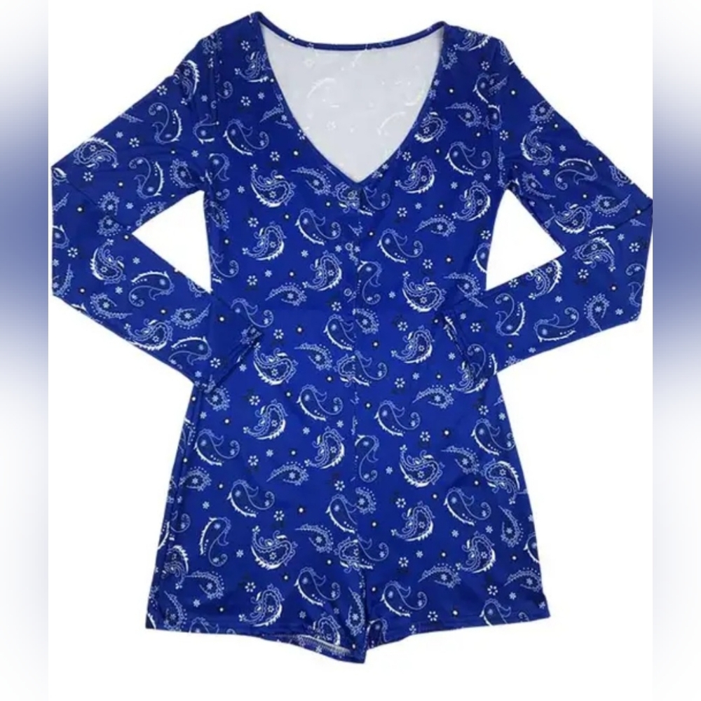 Women's Onesie - Bandana Paisley
